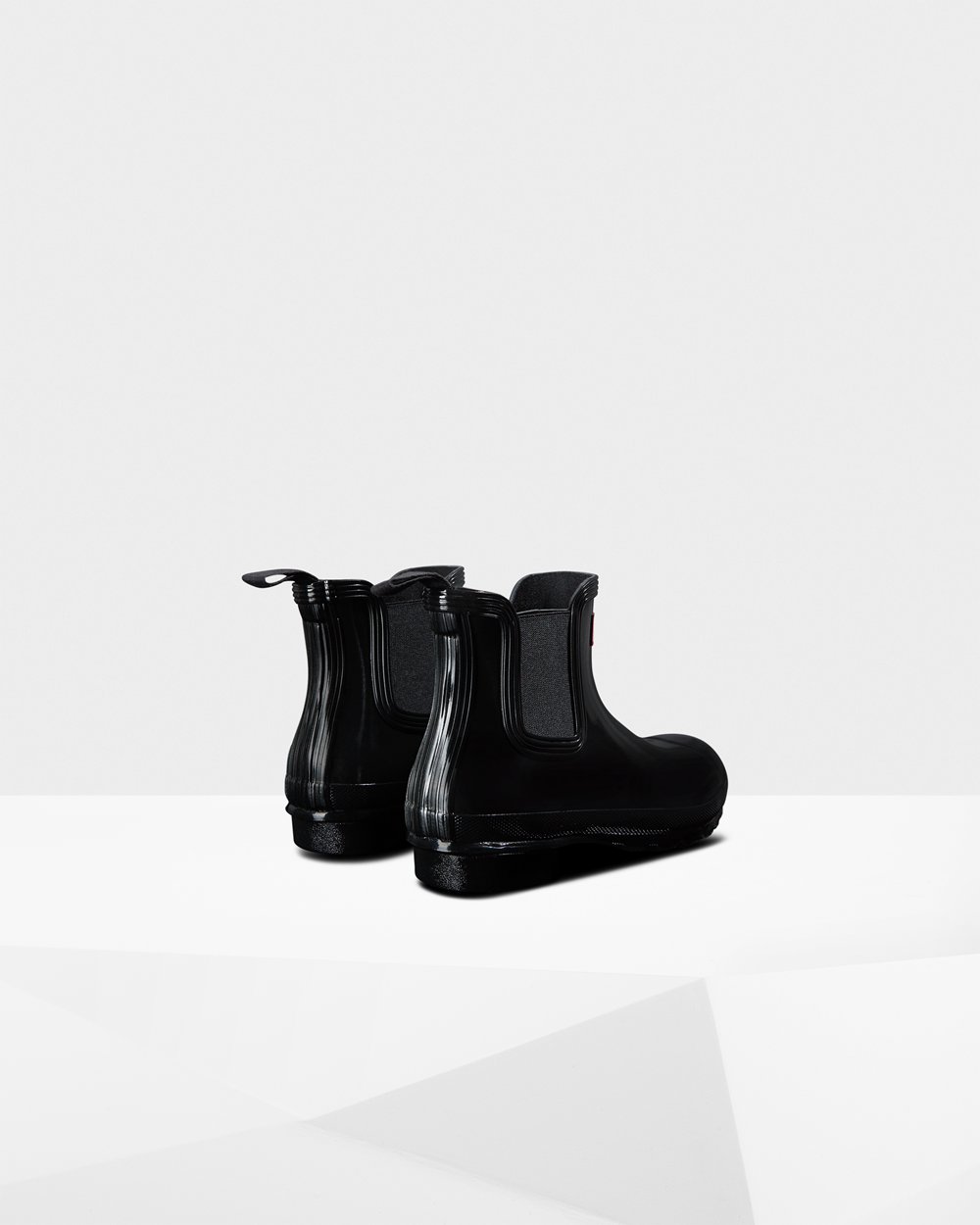 Botas Chelsea Hunter Mujer Negras Original Gloss 371594-IRG